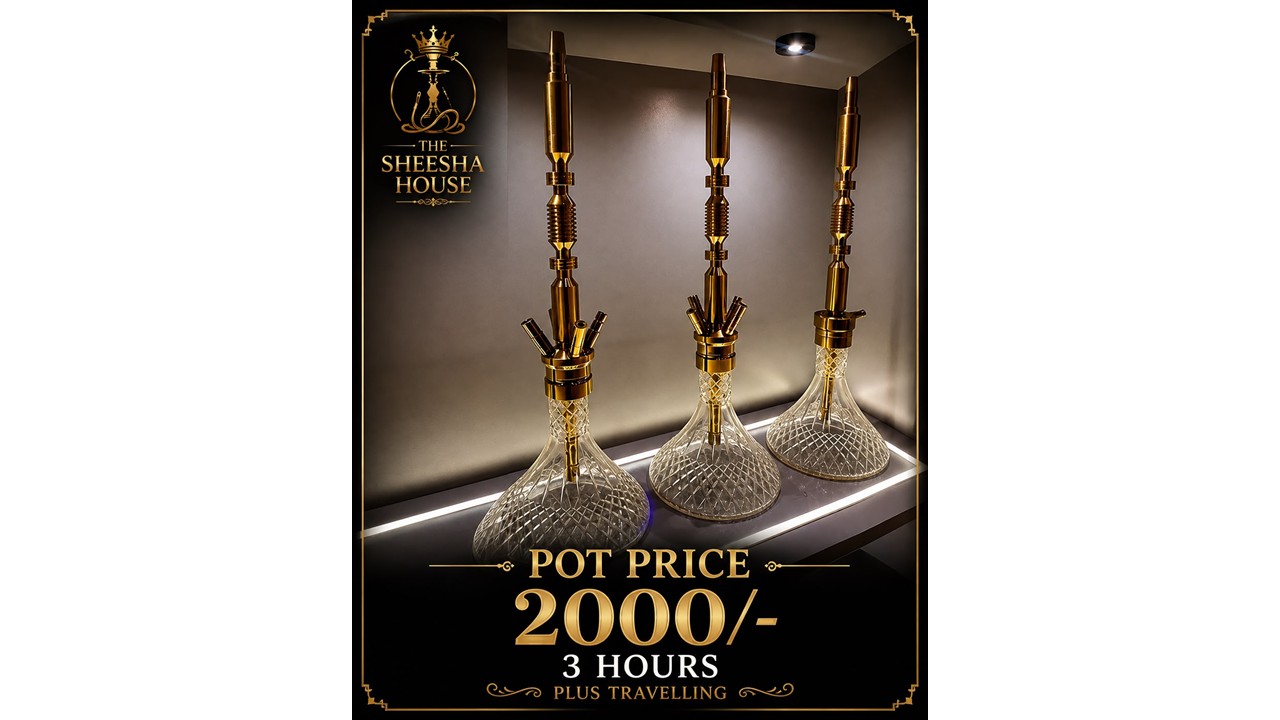 The Regal Trio sheesha setup
