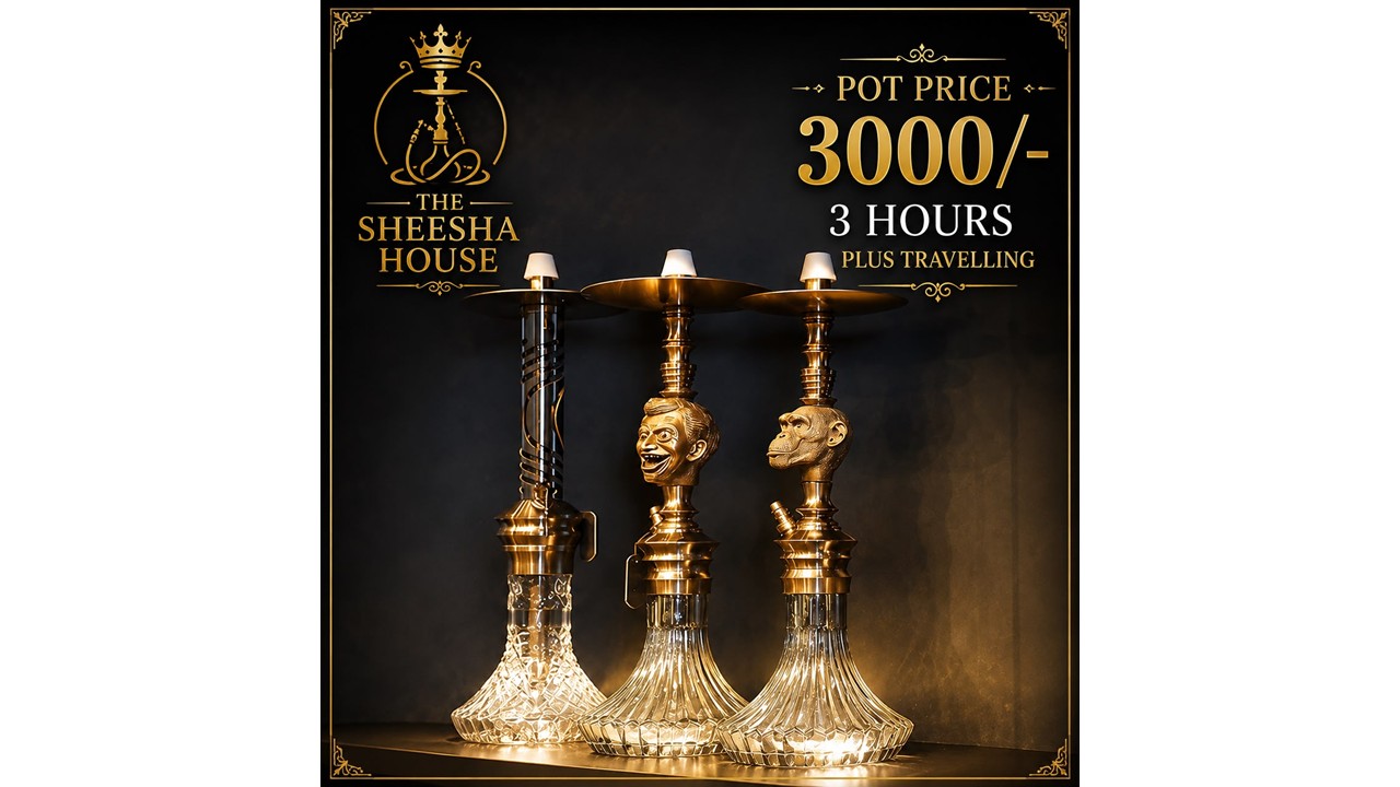 Signature Sculptures sheesha setup