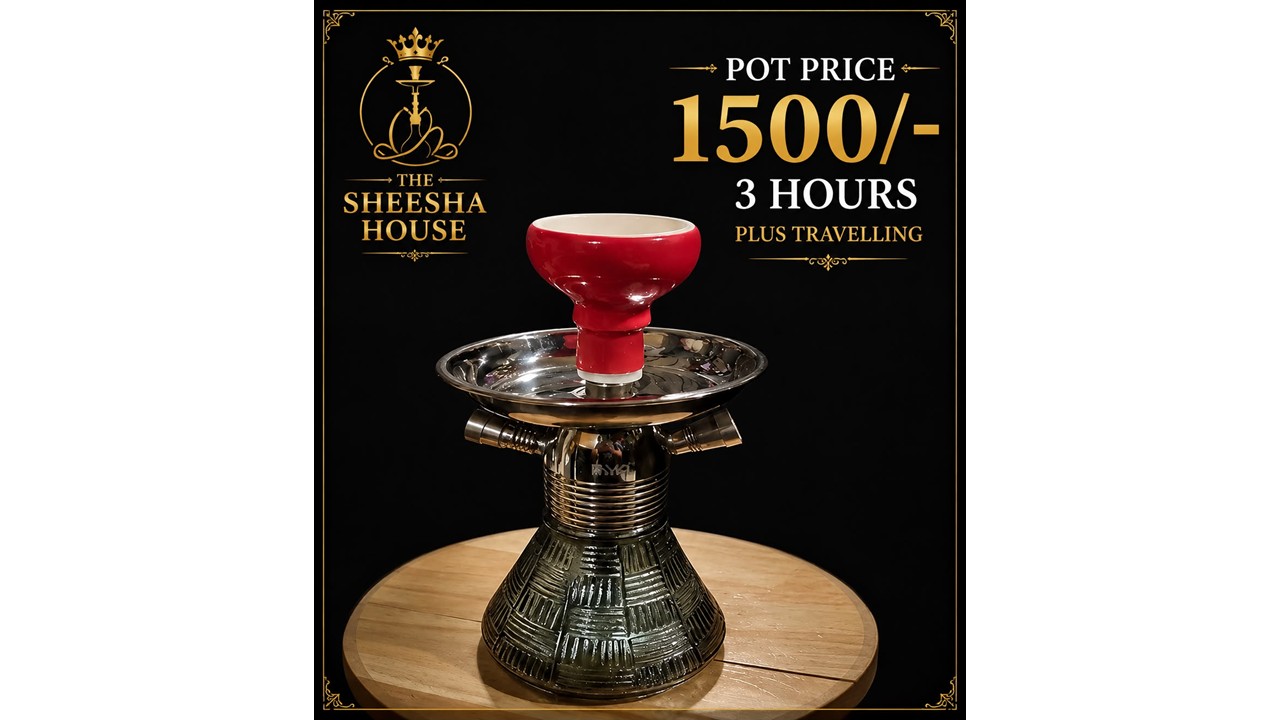 Classic Table Pot sheesha setup